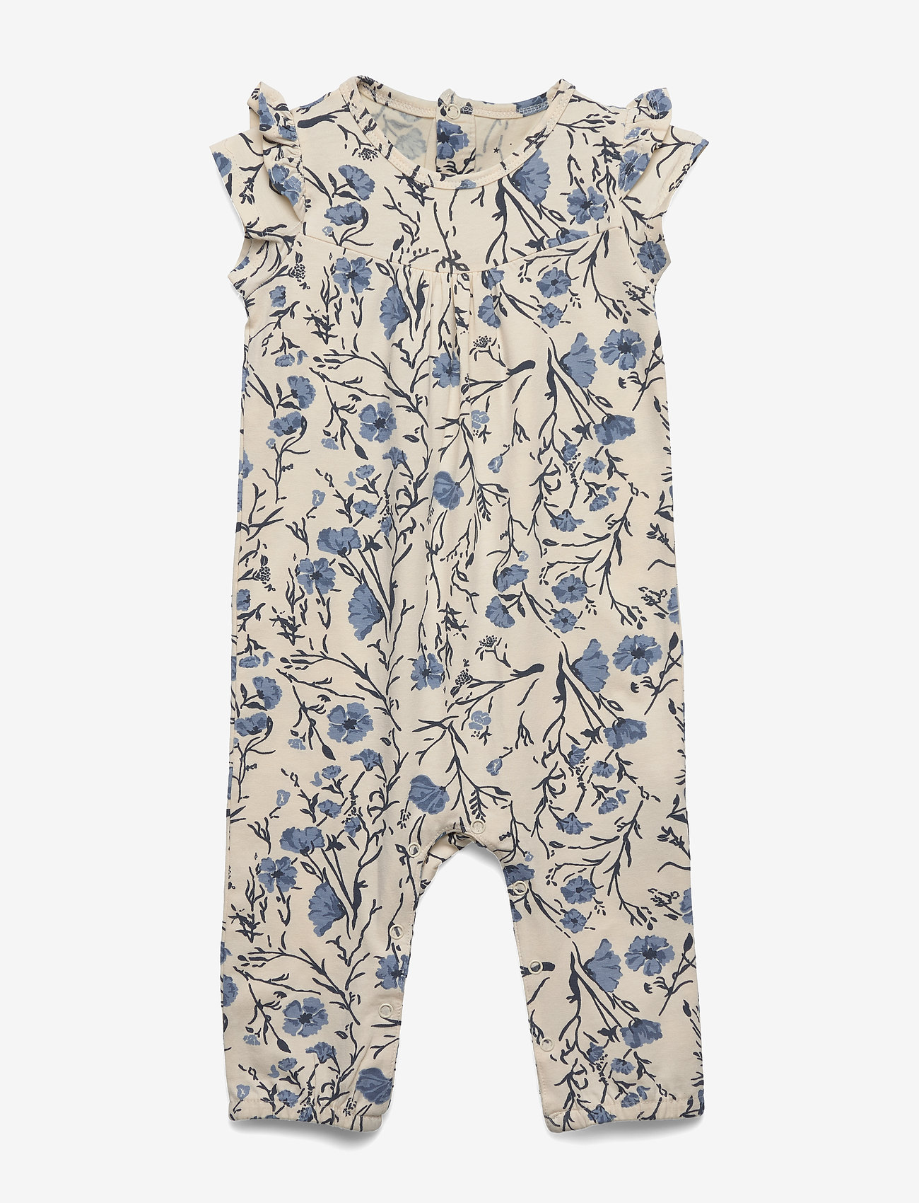 Mini A Ture - Anouk Romper, B - ashley blue - 0