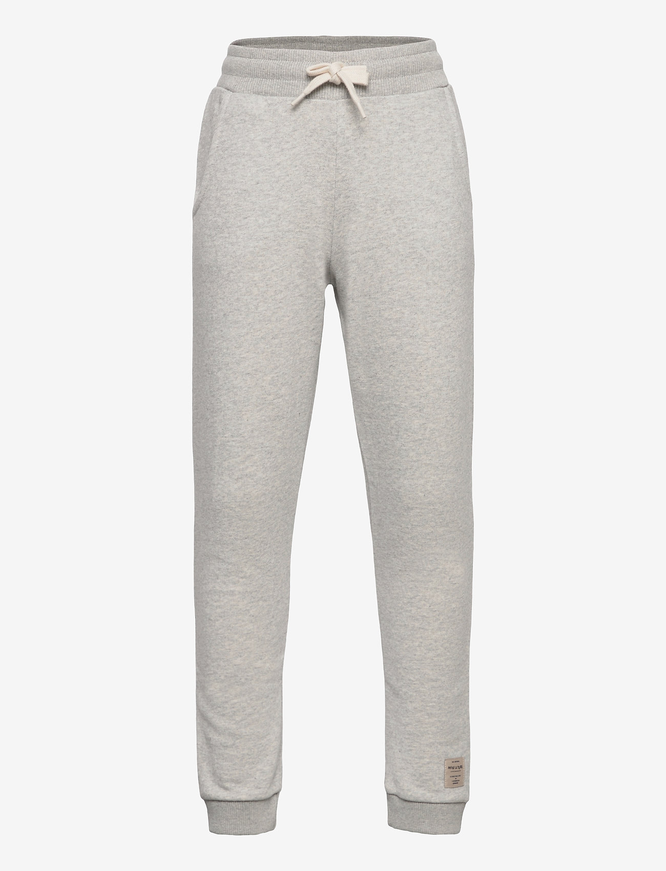 Mini A Ture - Even pants, K - light grey melange - 0