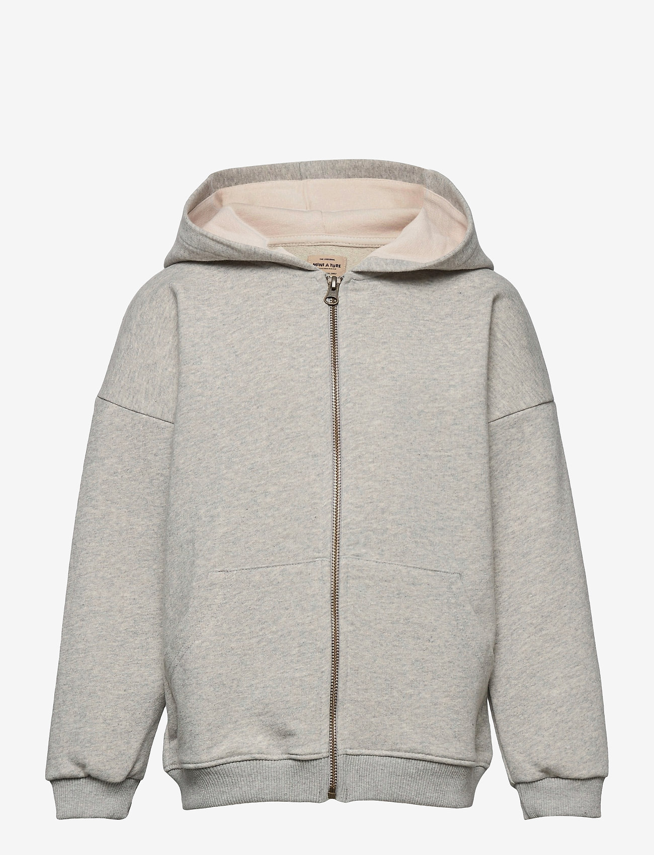 Alfi Zip Hoodie, K - LIGHT GREY MELANGE