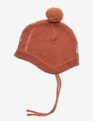 Mini A Ture - Fillie Hood, BM - baby hats - aragon red - 1