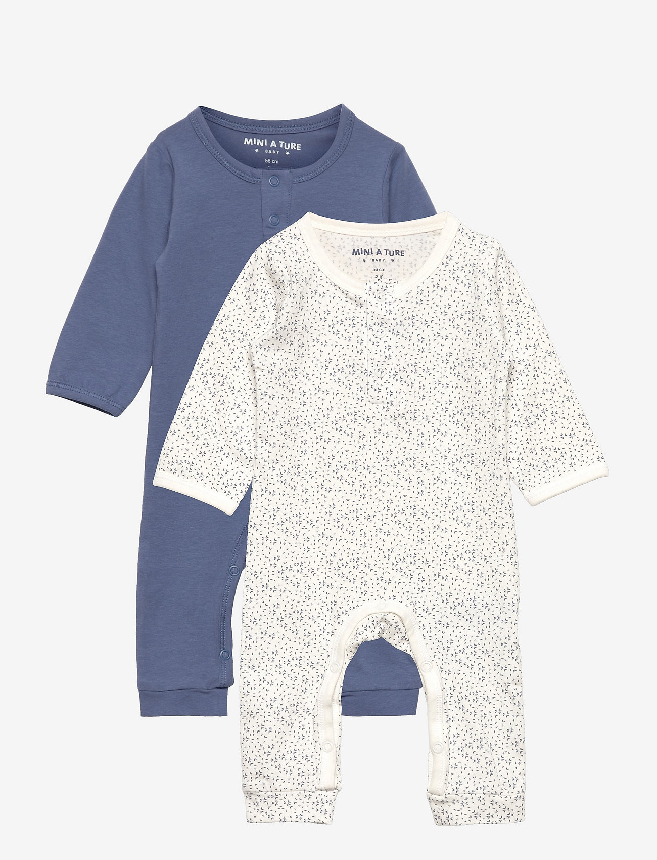 Mini A Ture - Yao Romper GOTS 2 PACK, B - 2 pack - 0