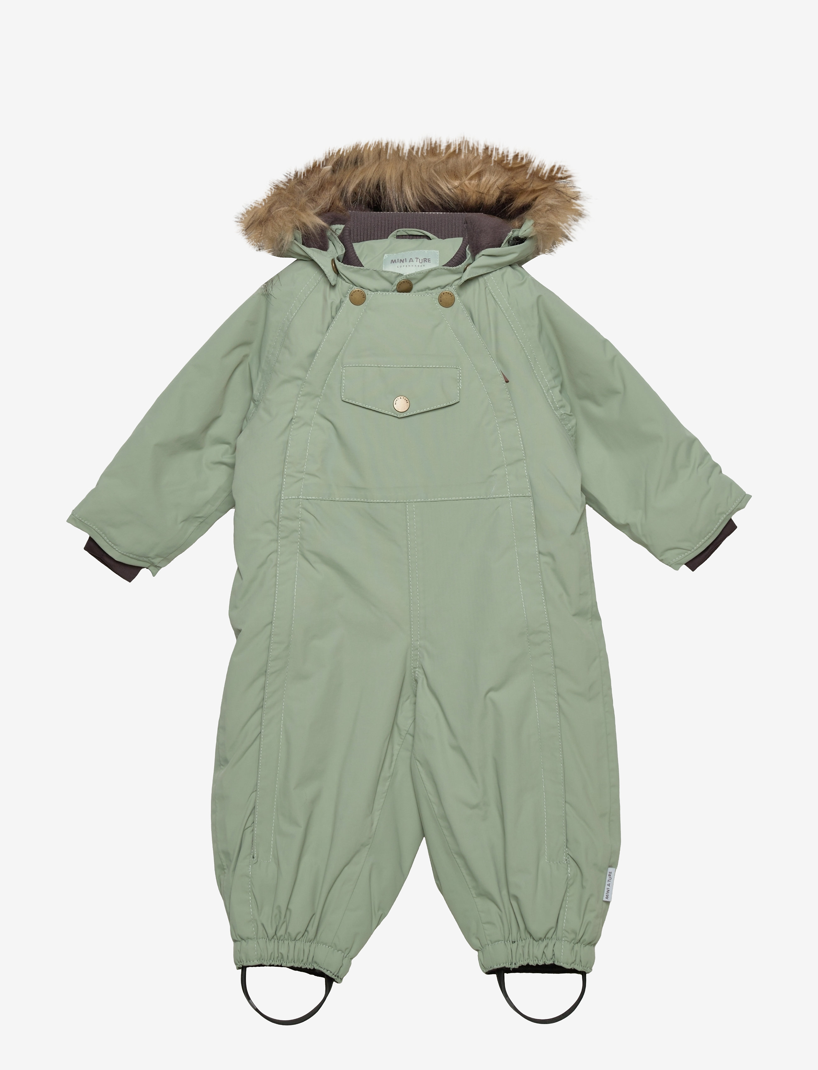 Mini A Ture - Wisti Fake Fur Suit, M - iceberg green - 0