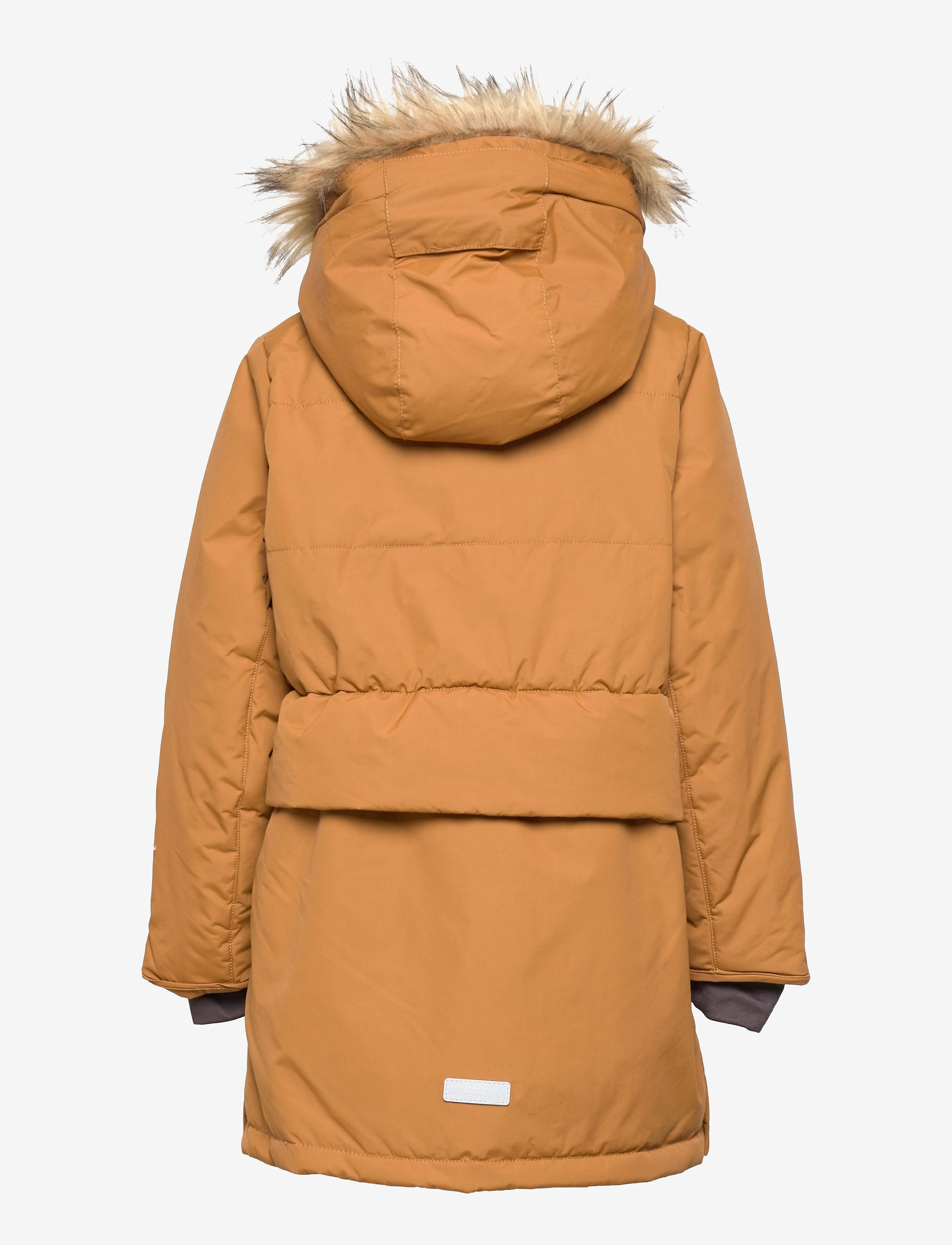 Mini A Ture - Vinna Fake Fur Jacket, K - rubber brown - 1