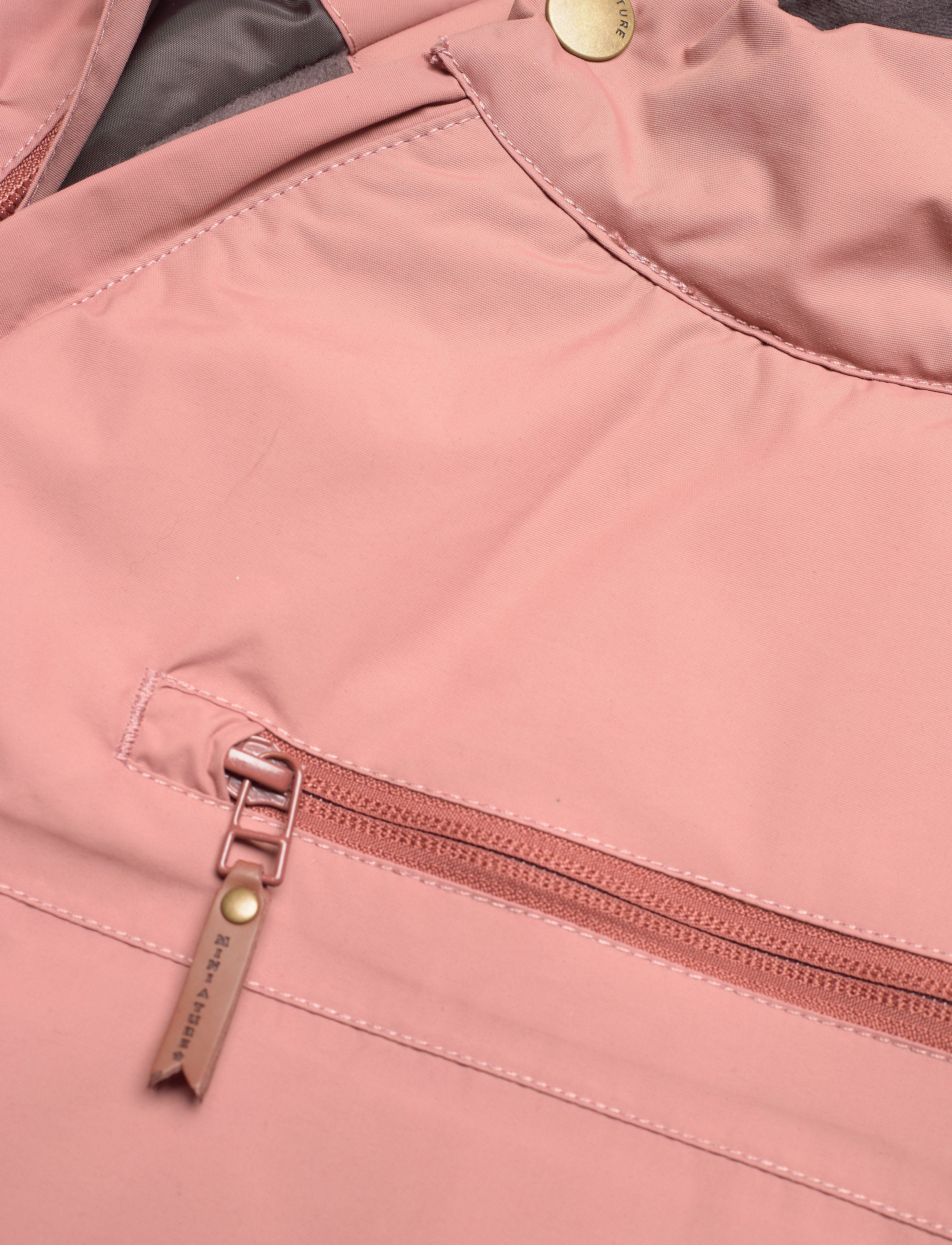 Mini A Ture - Christof Fake Fur Anorak, K - wood rose - 2
