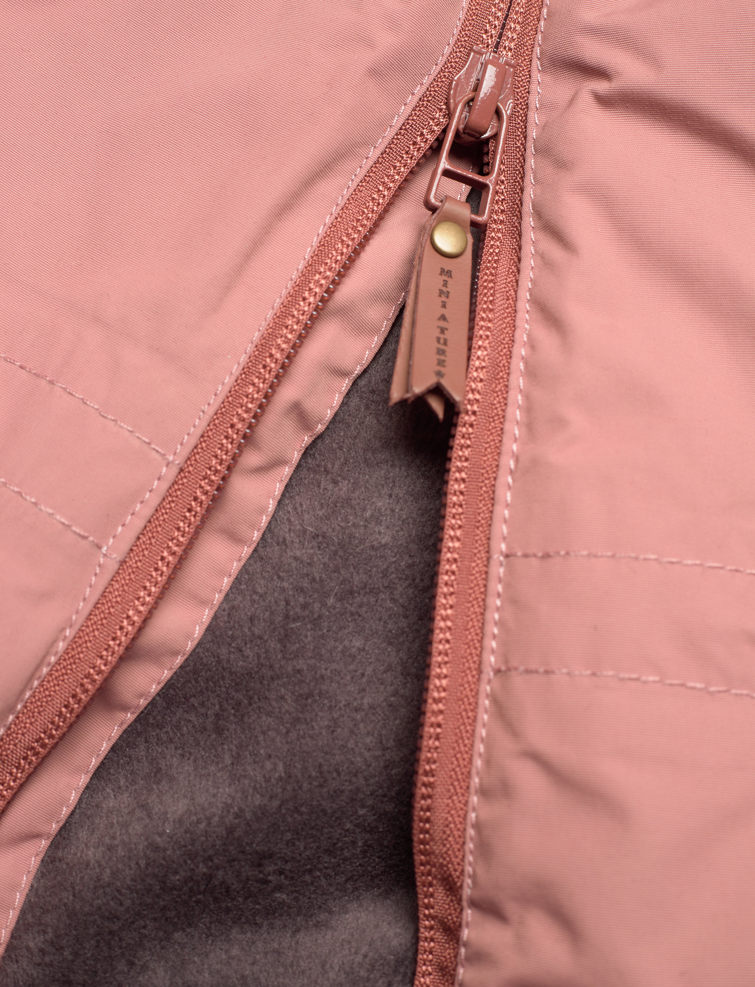 Mini A Ture - Christof Fake Fur Anorak, K - wood rose - 4
