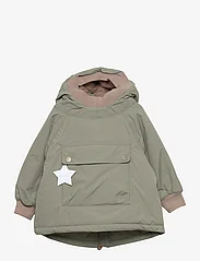 Mini A Ture - Baby Wen winter anorak - shell jackets - vert - 0