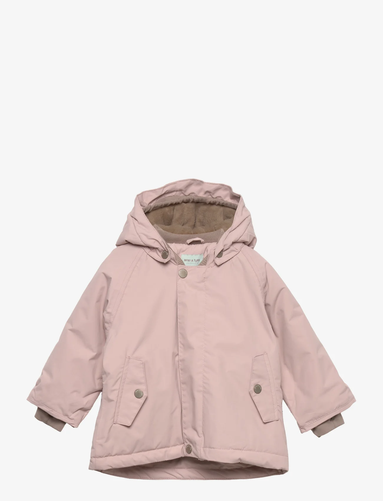 Mini A Ture - Wally winter jacket - shell clothing - cloudy rose - 0
