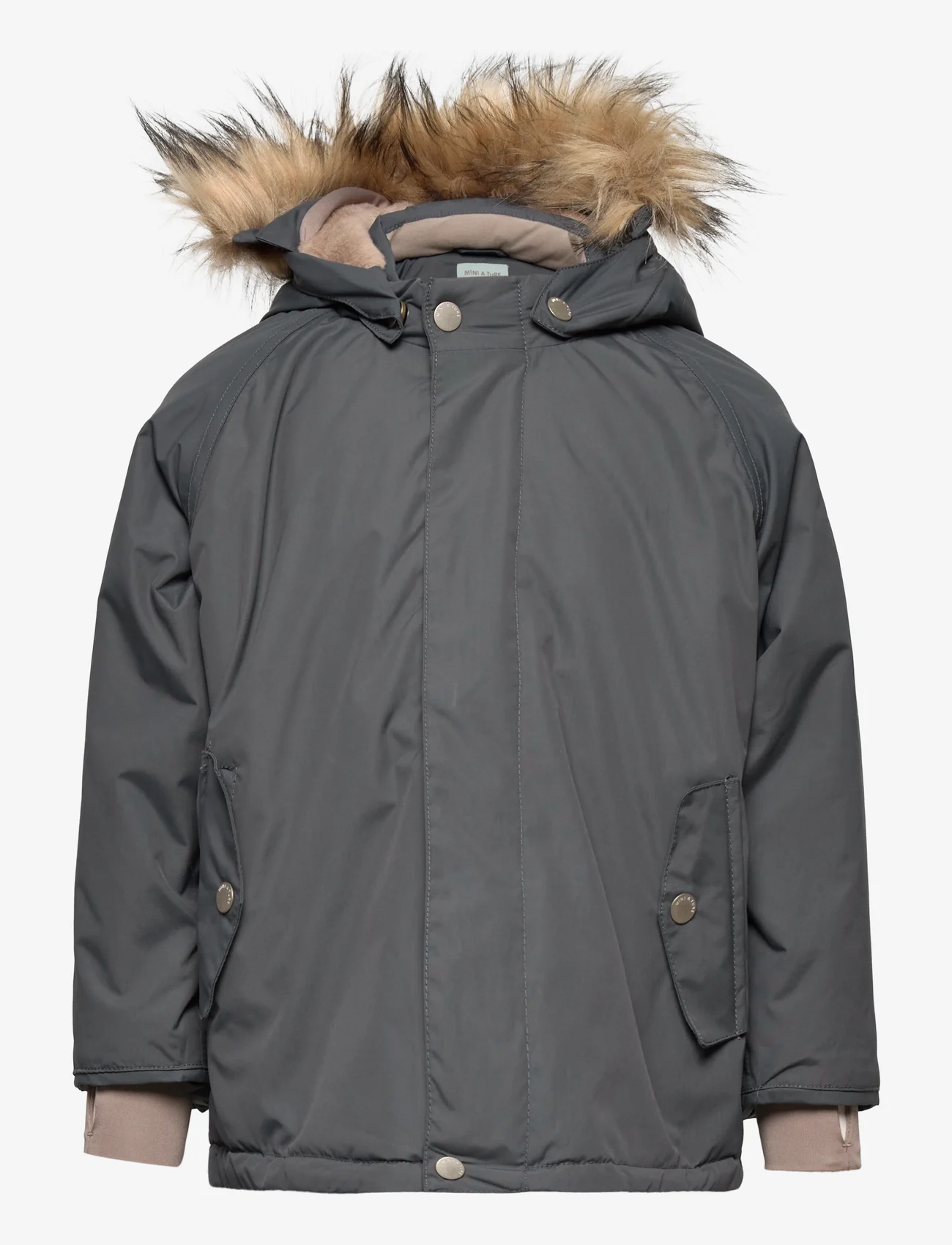 KIDS FASHION Coats Fur discount 92% Mayoral Long coat Gray 0-1M 