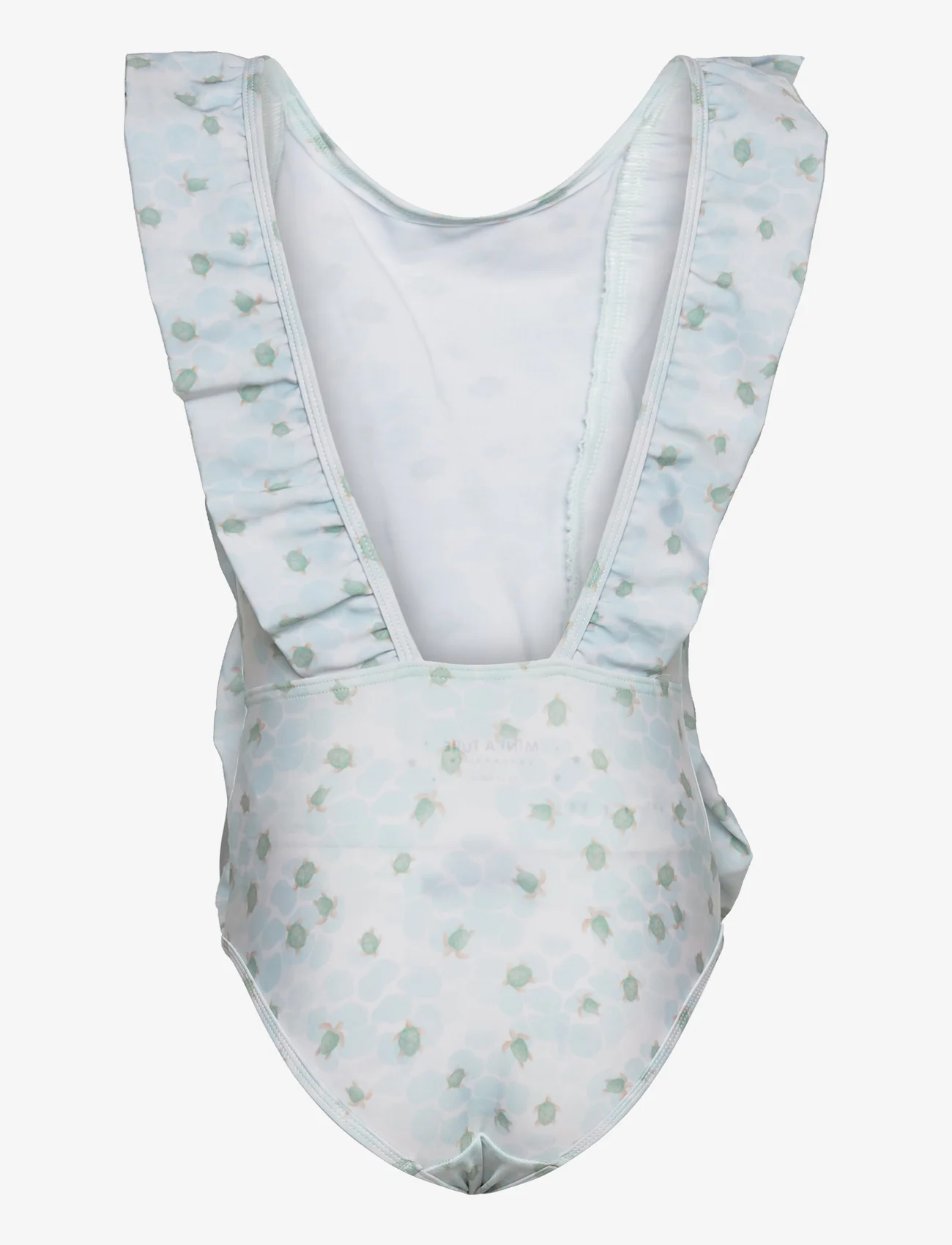 Mini A Ture - Delicia printed swimsuit - sommerschnäppchen - print green sea turtle - 1