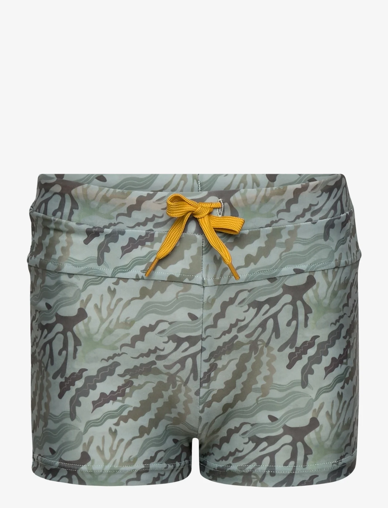 Mini A Ture - Gerryan printed swim shorts - gode sommertilbud - print sea weed camo - 0