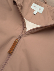 Mini A Ture - Vilder fleece lined spring bomber jacket. GRS - brownie - 4