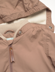 Mini A Ture - Vilder fleece lined spring bomber jacket. GRS - brownie - 5