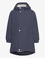 Vivica fleece lined spring jacket. GRS - OMBRE BLUE