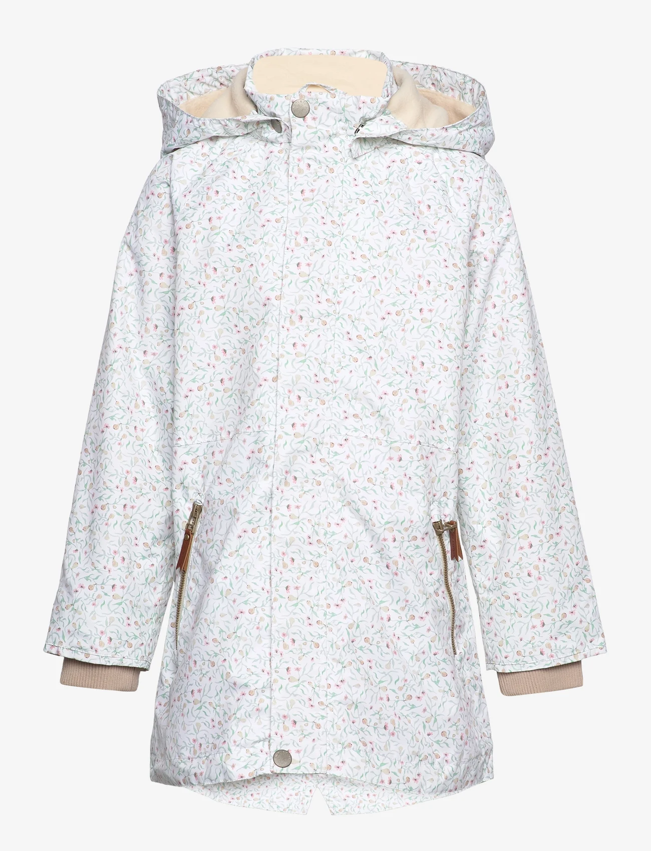 Mini A Ture - Vikaya fleece lined printed spring jacket. GRS - parkas - print summer pear - 0