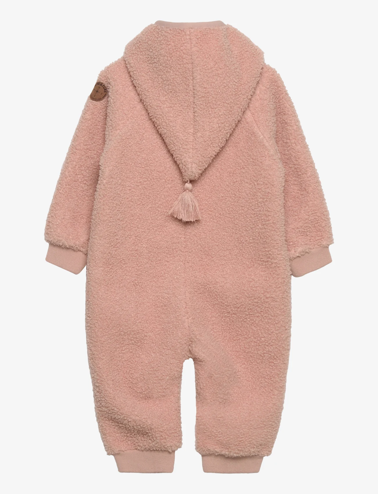 Mini A Ture - Adel teddyfleece jumpsuit. GRS - fleeceoveraller - rose dust - 1