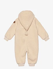 Mini A Ture - Adel teddyfleece jumpsuit. GRS - fleece overall - sand dollar - 1