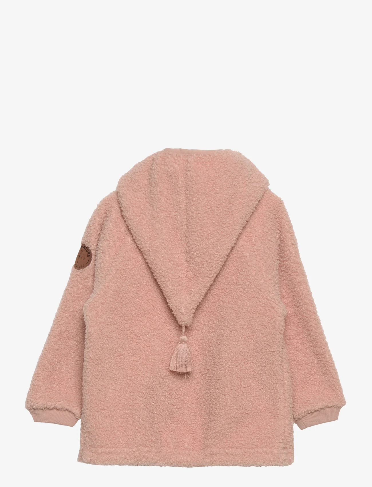 Mini A Ture - Liff teddyfleece jacket. GRS - fleecejakker - rose dust - 1