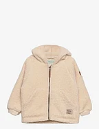 Liff teddyfleece jacket. GRS - SAND DOLLAR