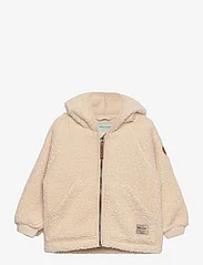 Mini A Ture - Liff teddyfleece jacket. GRS - fleece-vaatteet - sand dollar - 0
