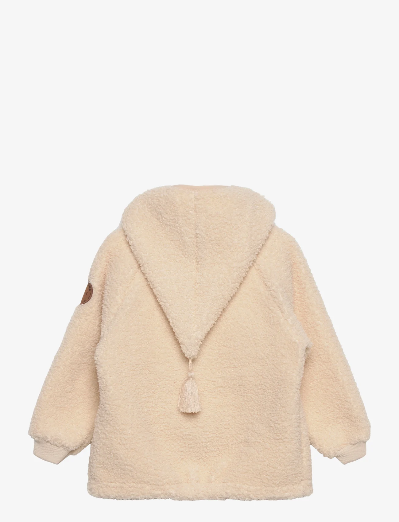 Mini A Ture - Liff teddyfleece jacket. GRS - fleece-vaatteet - sand dollar - 1