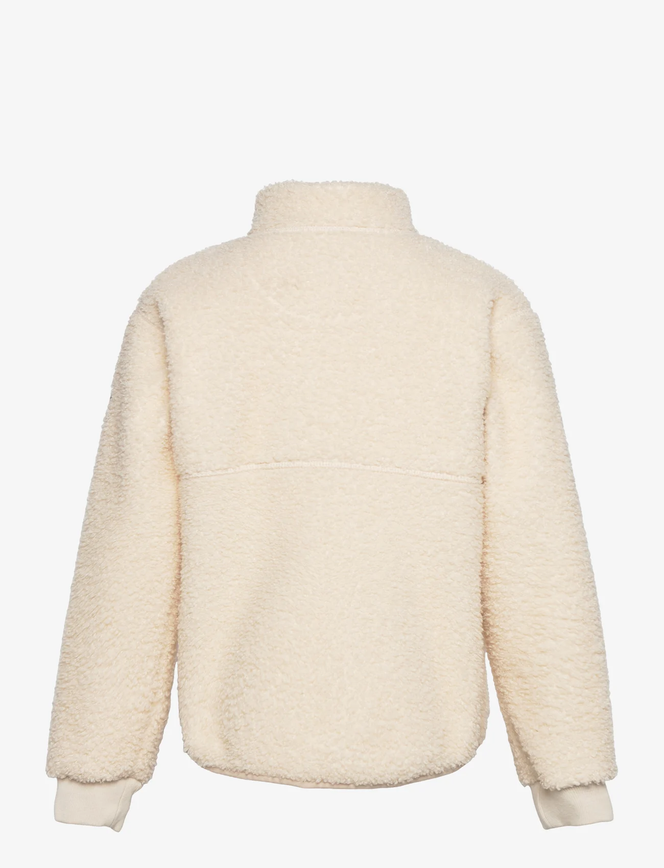 Mini A Ture - Saleh teddyfleece jacket. GRS - fleece-vaatteet - sand dollar - 1