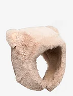 Lien fleece lined winter hood - GREY BROWN