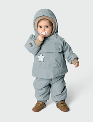 Mini A Ture - Baby Wen fleece lined winter anorak. GRS - anoraker - monument blue - 2