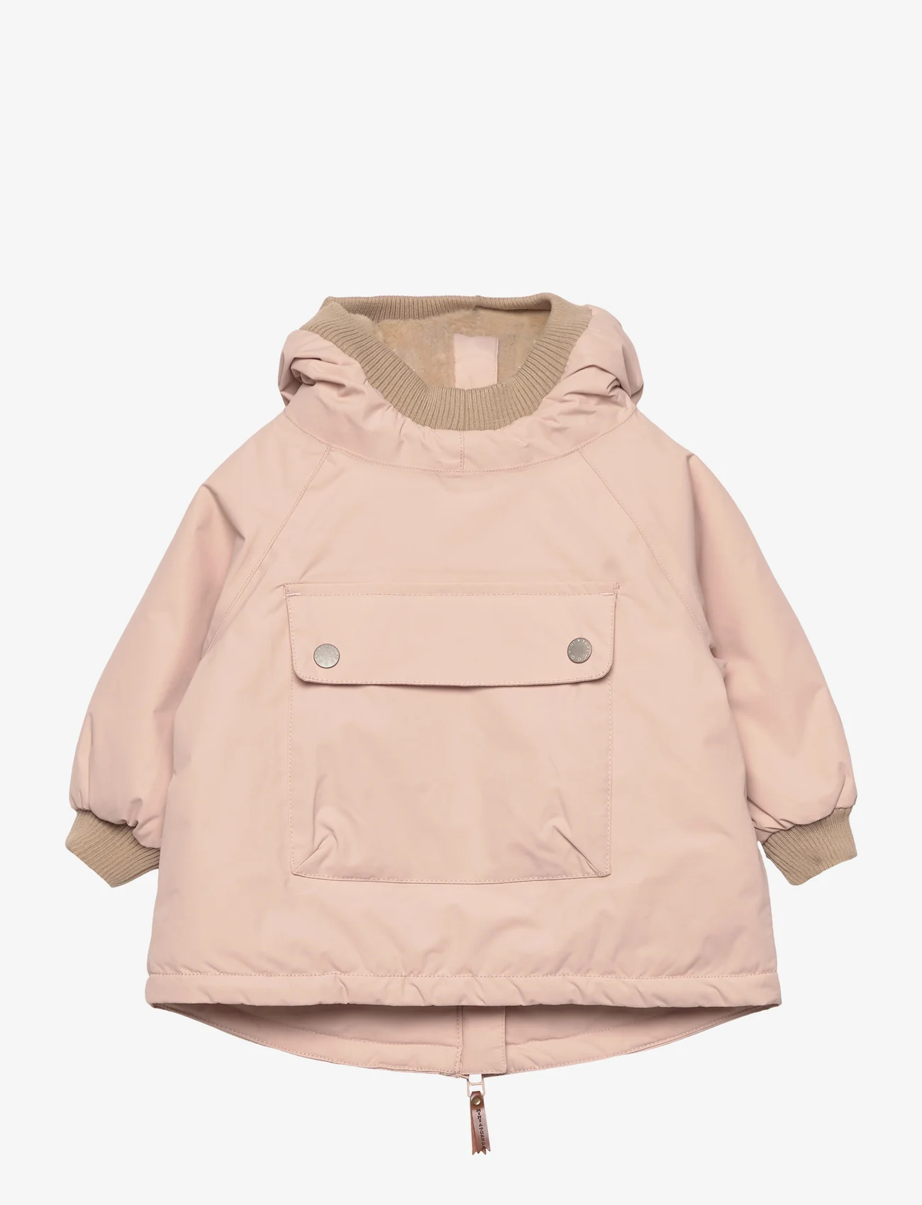 Mini A Ture - Baby Wen fleece lined winter anorak. GRS - anorak tipo striukės - rose dust - 0