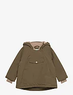 Wang fleece lined winter jacket. GRS - CAPERS GREEN