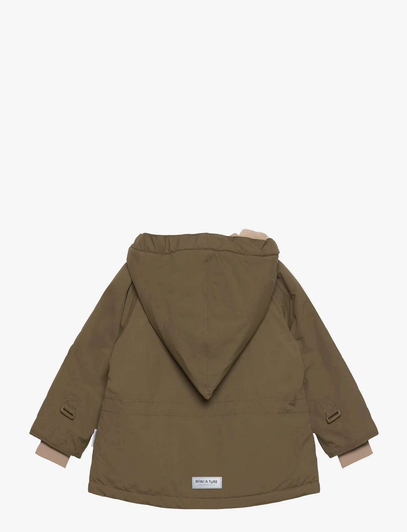 Mini A Ture - Wang fleece lined winter jacket. GRS - anorakker - capers green - 1