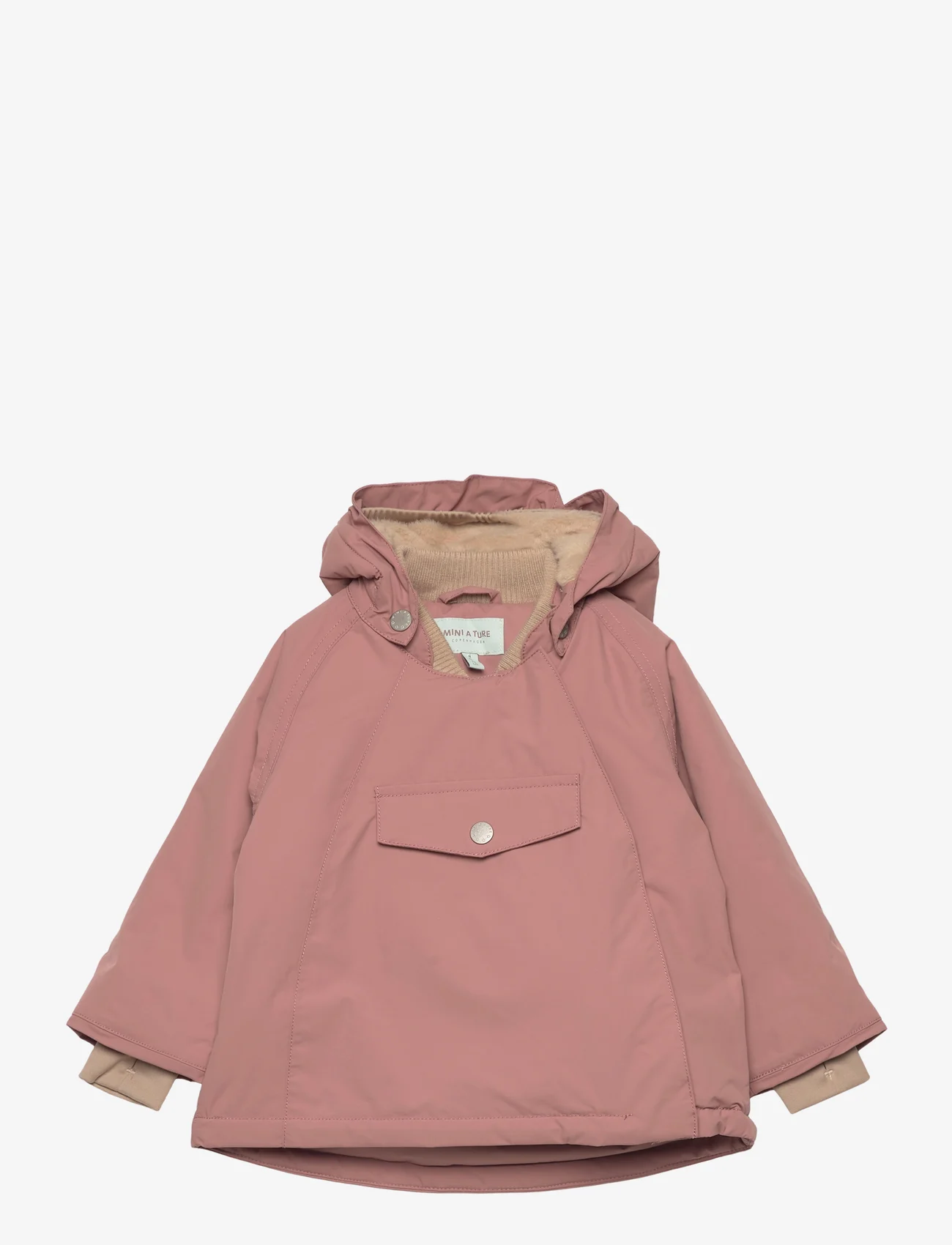 Mini A Ture - Wang fleece lined winter jacket. GRS - anorakker - wood rose - 0