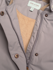 Mini A Ture - Wang fleece lined winter jacket. GRS - anoraks - zinc purple - 3