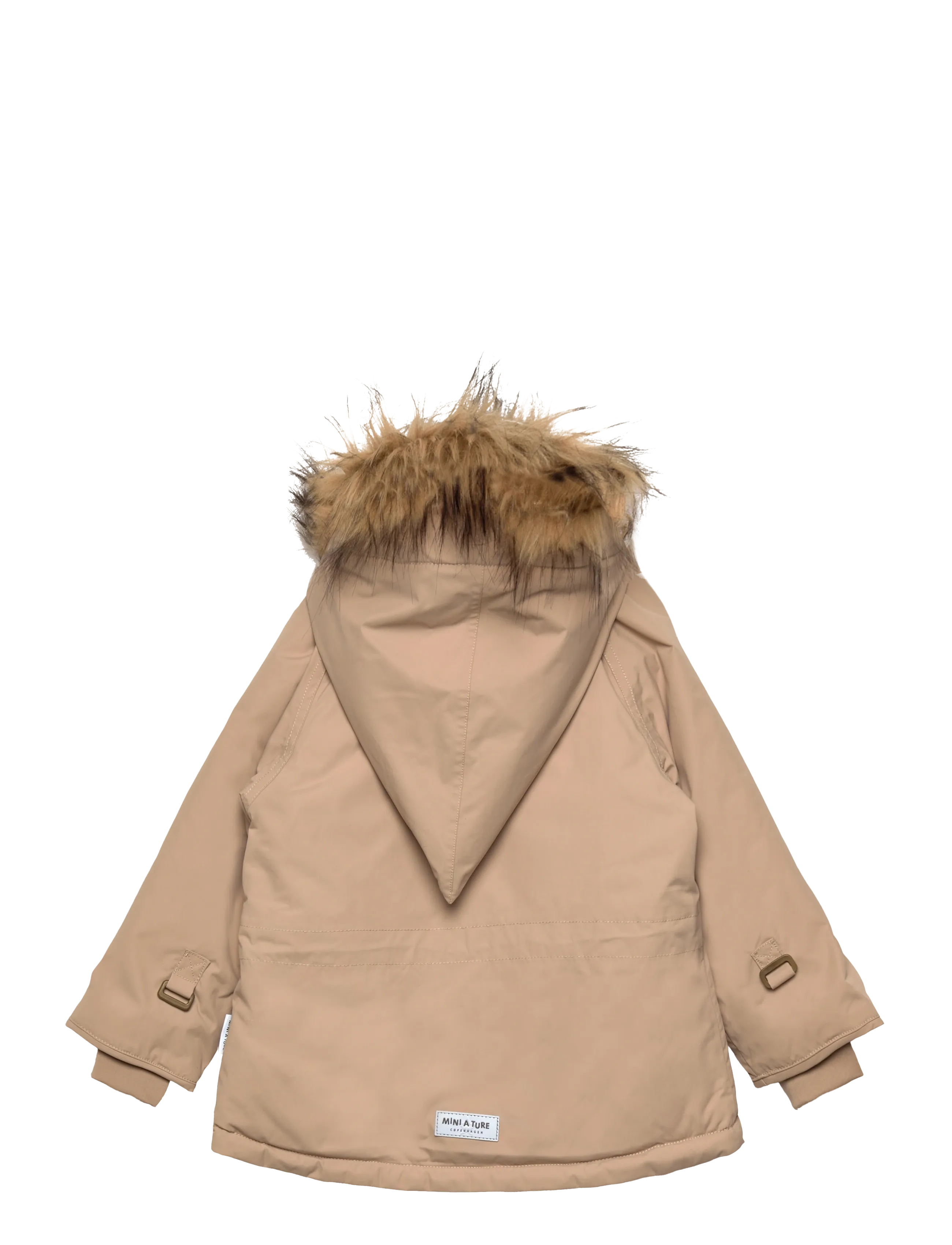 MINI A TURE - MATWANG fleece lined winter jacket fake fur. GRS - savannah tan - 1