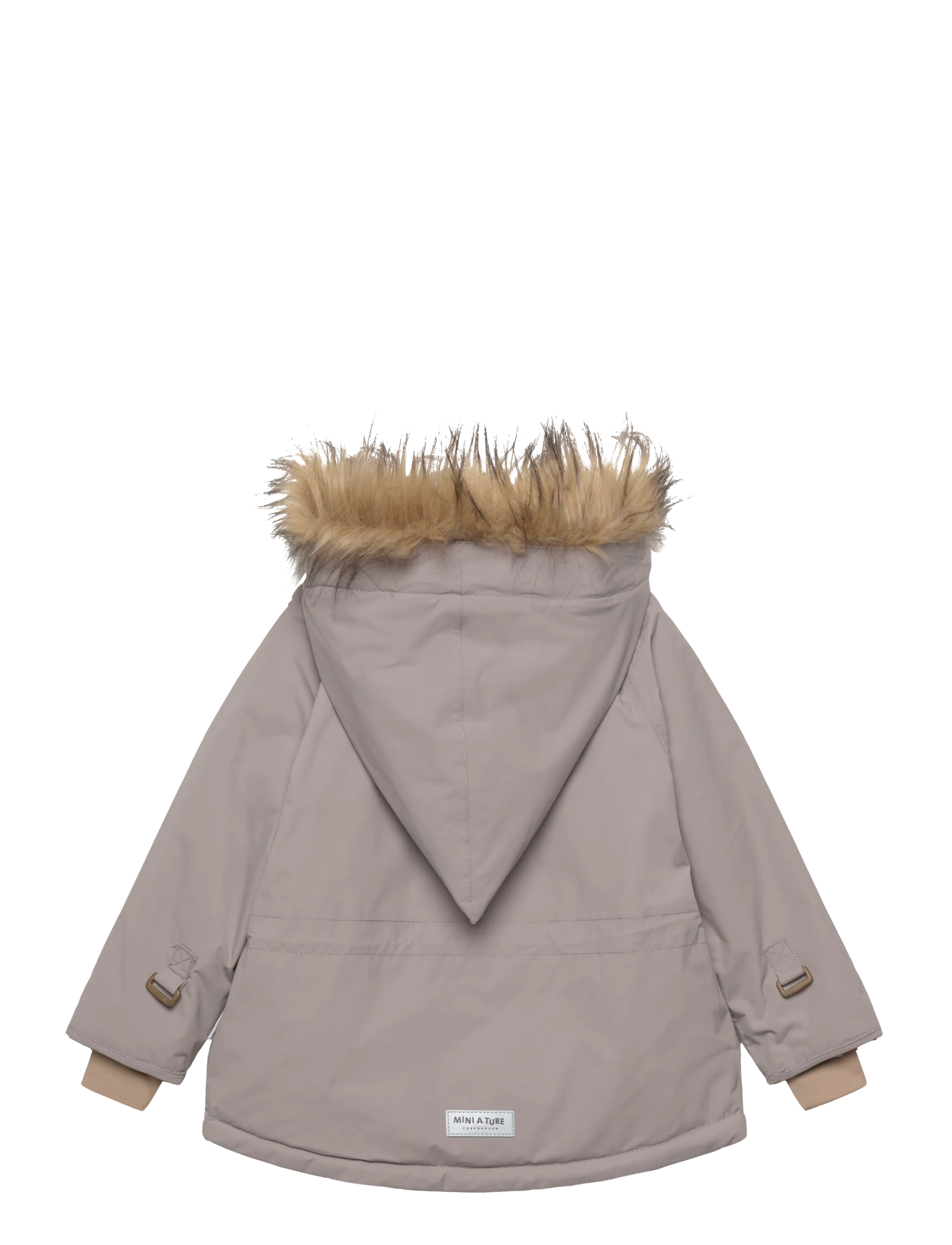 MINI A TURE - MATWANG fleece lined winter jacket fake fur. GRS - zinc purple - 1