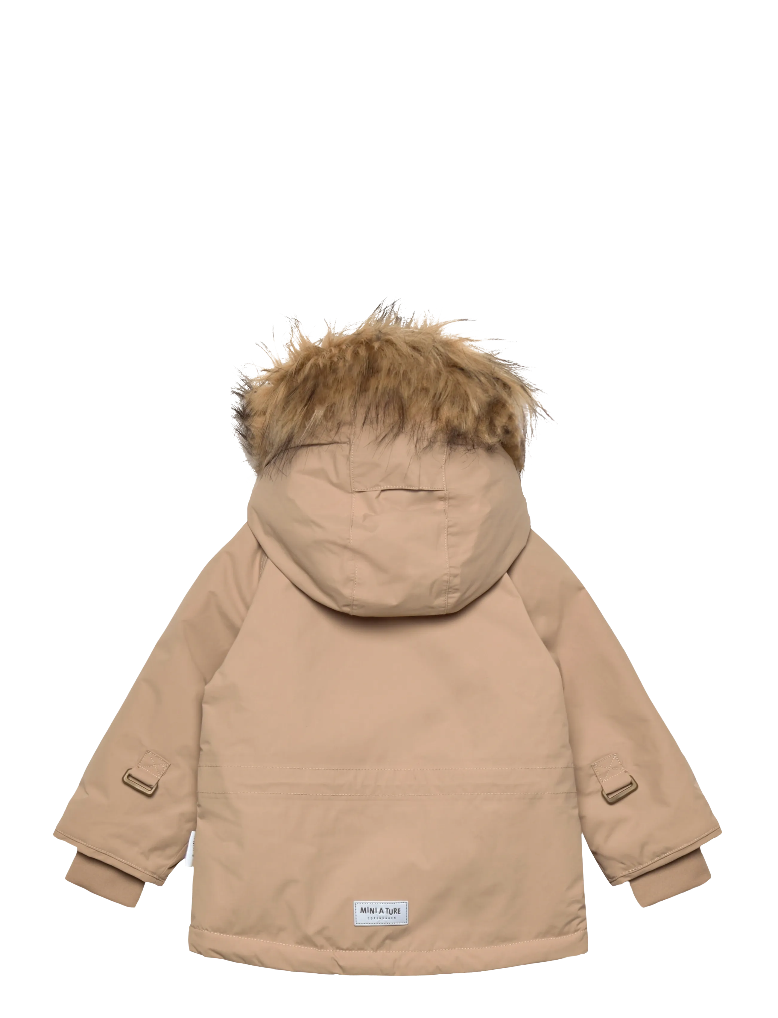 MINI A TURE - MATWALLY fleece lined winter jacket fake fur. GRS - savannah tan - 1