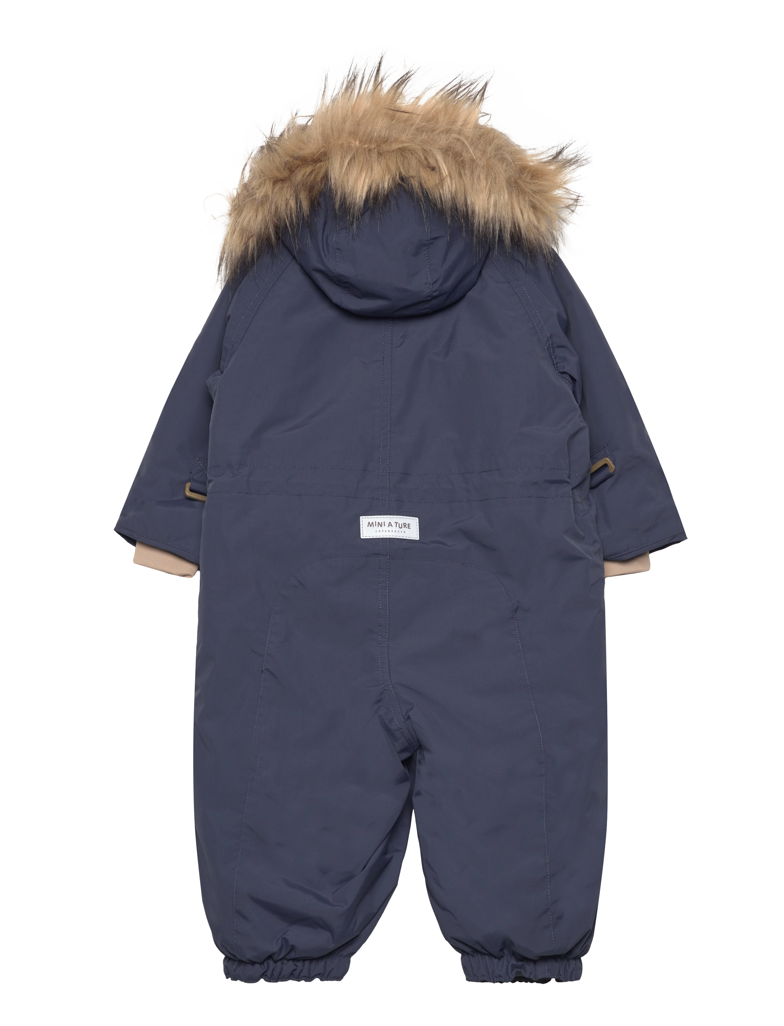 MINI A TURE - MATWISTI fleece lined snowsuit fake fur. GRS - blue nights - 1