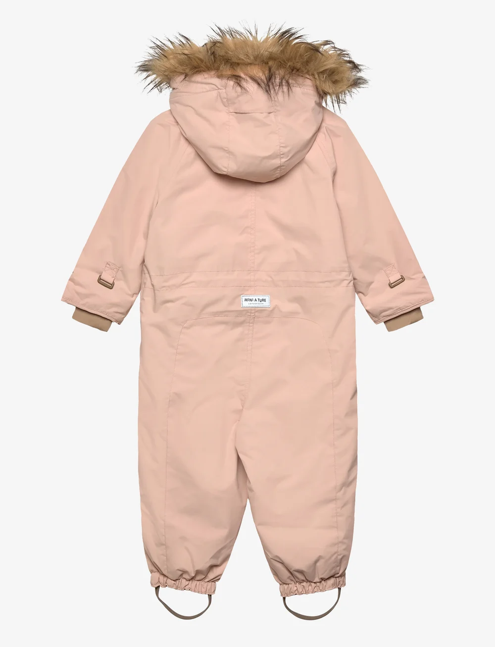 MINI A TURE - MATWISTI fleece lined snowsuit fake fur. GRS - snowsuit - rose dust - 1