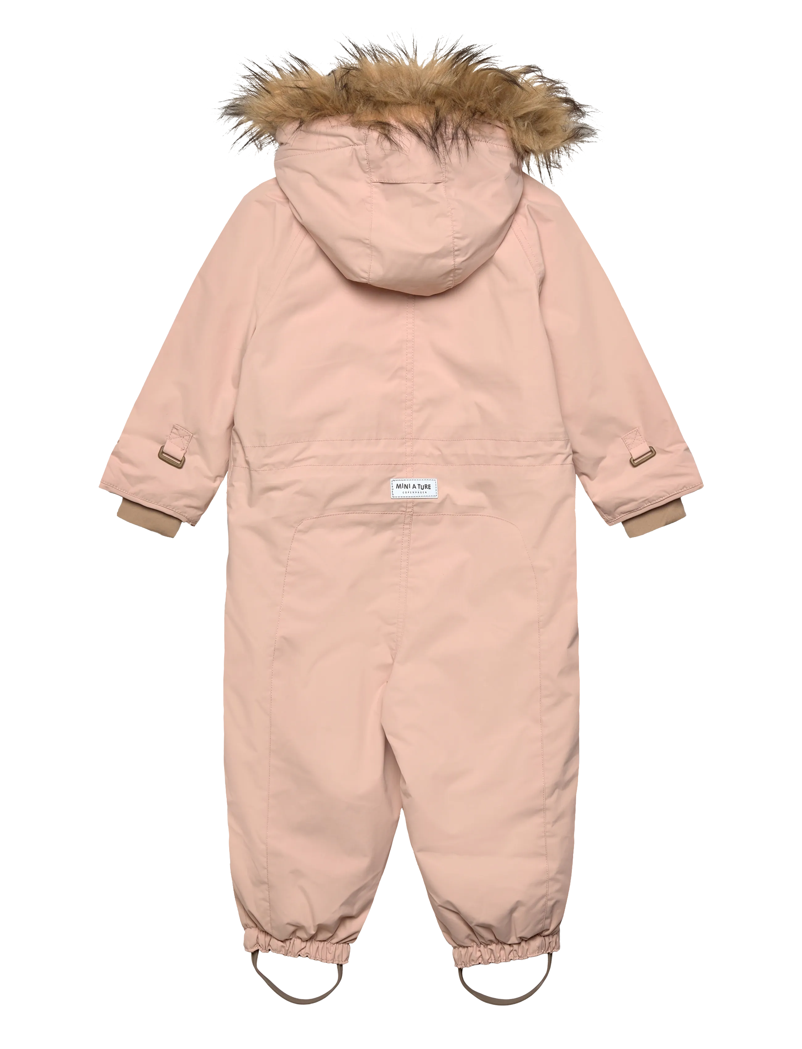 MINI A TURE - MATWISTI fleece lined snowsuit fake fur. GRS - rose dust - 1