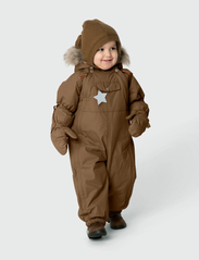 Mini A Ture - Wisti fleece lined snowsuit fake fur. GRS - schneeanzug - wood - 2