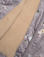 Mini A Ture - Wang printed fleece lined winter jacket. GRS - anoraks - print autumn flower field - 7