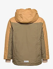 Mini A Ture - Vestyn winter jacket col. block. GRS - dunjakker - capers green - 2