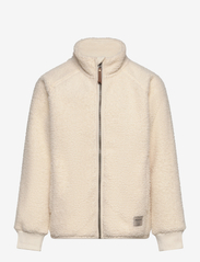 MATCEDRIC teddyfleece zip jacket. GRS - WHITE SWAN