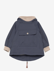 MATBABYVITO fleece lined spring anorac. GRS - OMBRE BLUE