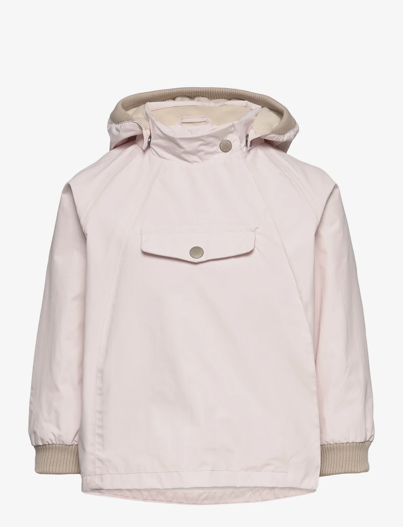 Mini A Ture - MATWAI fleece lined spring jacket. GRS - anoraks - mauve chalk - 1