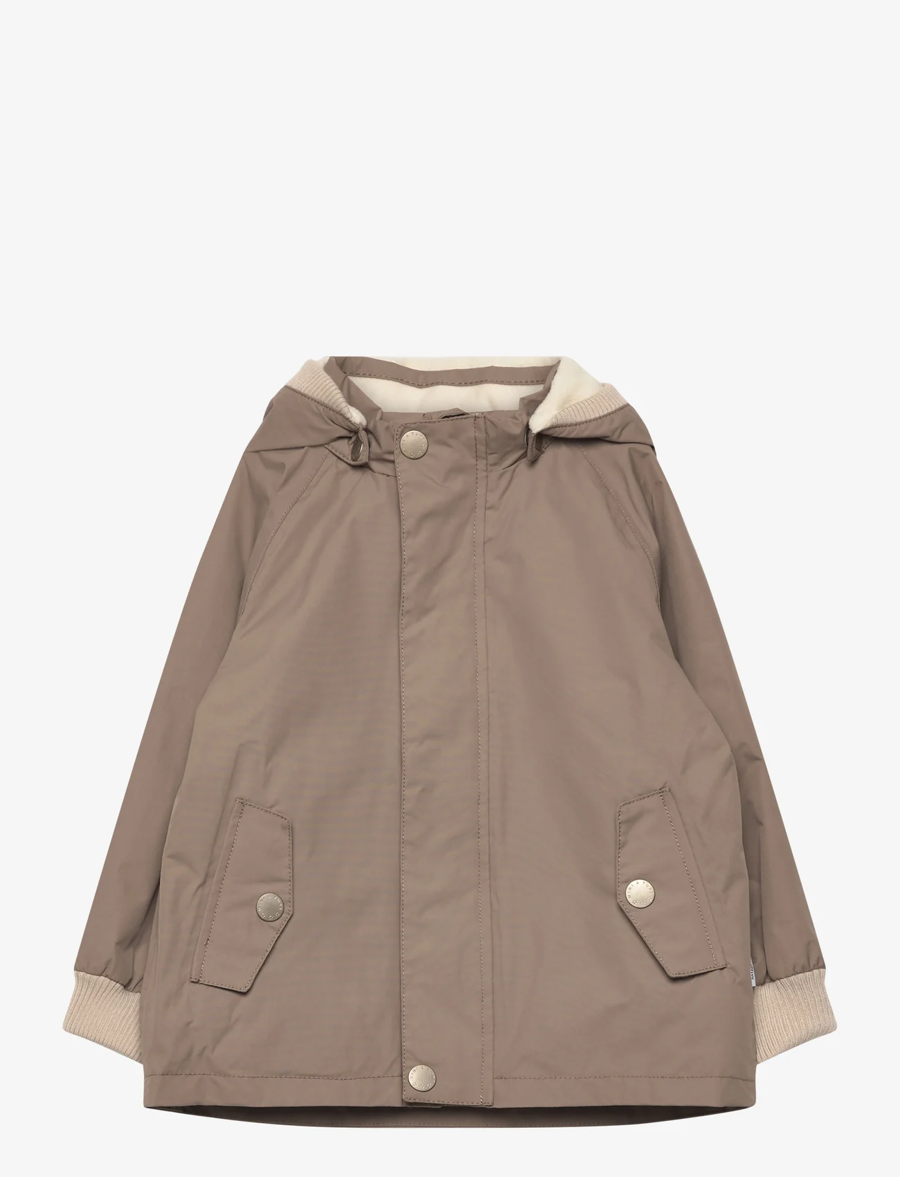 Mini A Ture - MATWALLY fleece lined spring jacket. GRS - light jackets - pine bark - 0