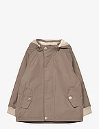 MATWALLY fleece lined spring jacket. GRS - PINE BARK