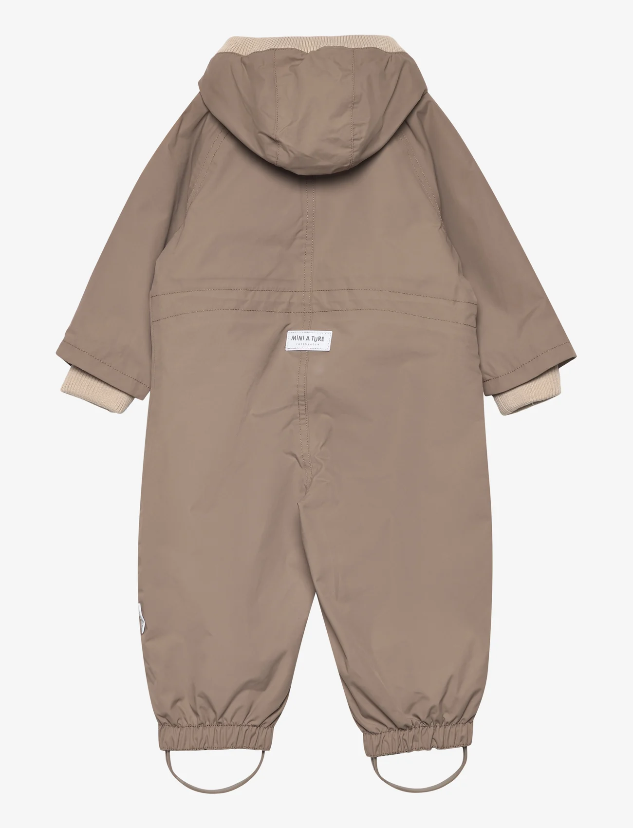 Mini A Ture - MATWISTO fleece lined spring coverall. GRS - shell coveralls - pine bark - 1
