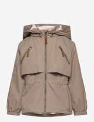 MATALGEA fleece lined spring jacket. GRS - PINE BARK