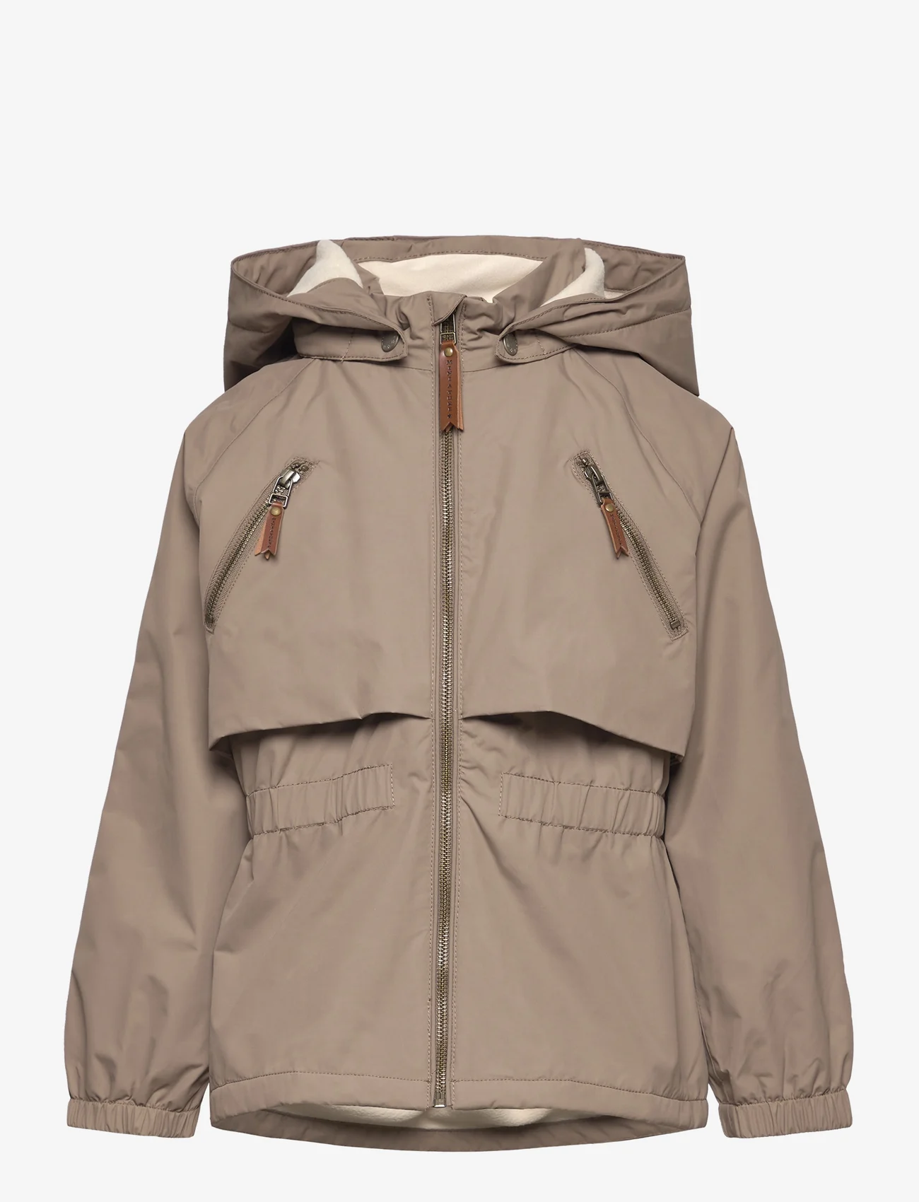 Mini A Ture - MATALGEA fleece lined spring jacket. GRS - vestes legères - pine bark - 1