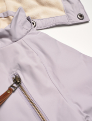 Mini A Ture - MATALGEA fleece lined spring jacket. GRS - light jackets - purple raindrops - 6